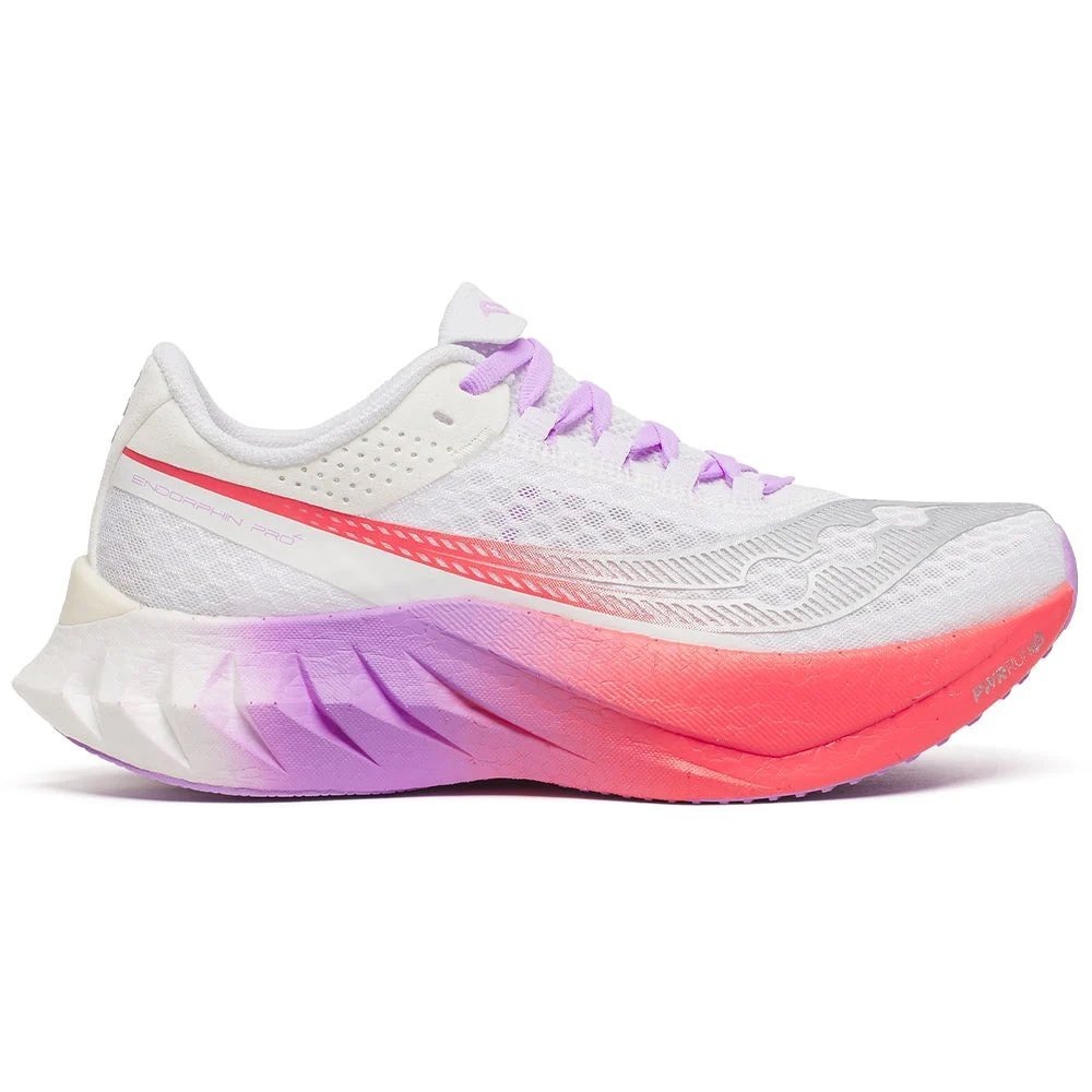 Saucony Endorphin Pro 4 Womens Running Shoes White Crocus Size 10 NWB No Lid